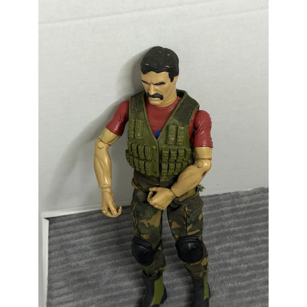 Vintage 1996 Hasbro GI JOE 12 Inch Action Figure Sgt Bazooka Jointed